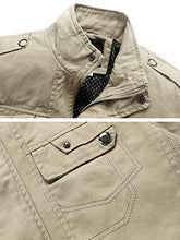 
                        
                          將圖片載入圖庫檢視器 Wantdo Men's Cotton Stand Collar Lightweight Front Zip Jacket
                        
                      