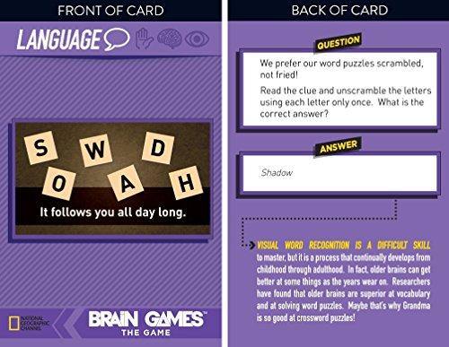 Brain Games - The Game - Based on the Emmy Nominated National Geographic Channel TV Series - JOY2ESpree