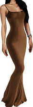 
                        
                          Muat gambar ke penampil Galeri, AnotherChill Women's Casual Lounge Slip Long Dress Sexy Sleeveless Backless Bodycon Maxi Dresses 2022 Spring Slim Elegant
                        
                      