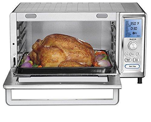 Cuisinart TOB-260N1 Chef's Convection Toaster Oven, Stainless Steel, 20.87"(L) x 16.93"(W) x 11.42"(H) - JOY2ESpree