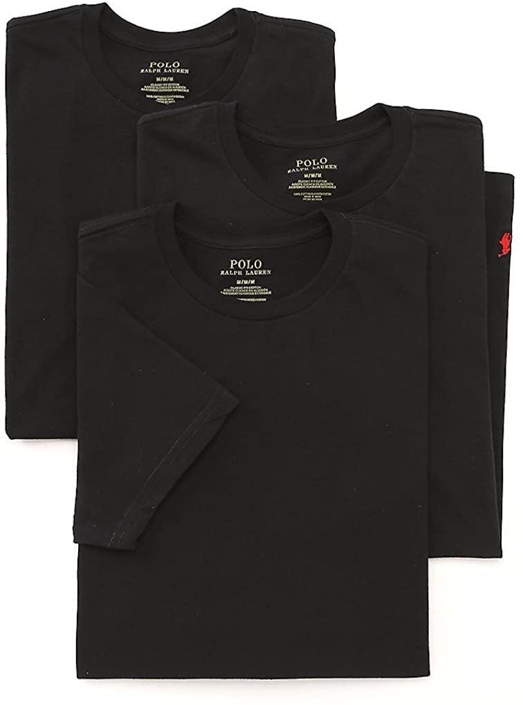 Polo Ralph Lauren Men's Classic Crew Neck Undershirts 3-Pack
