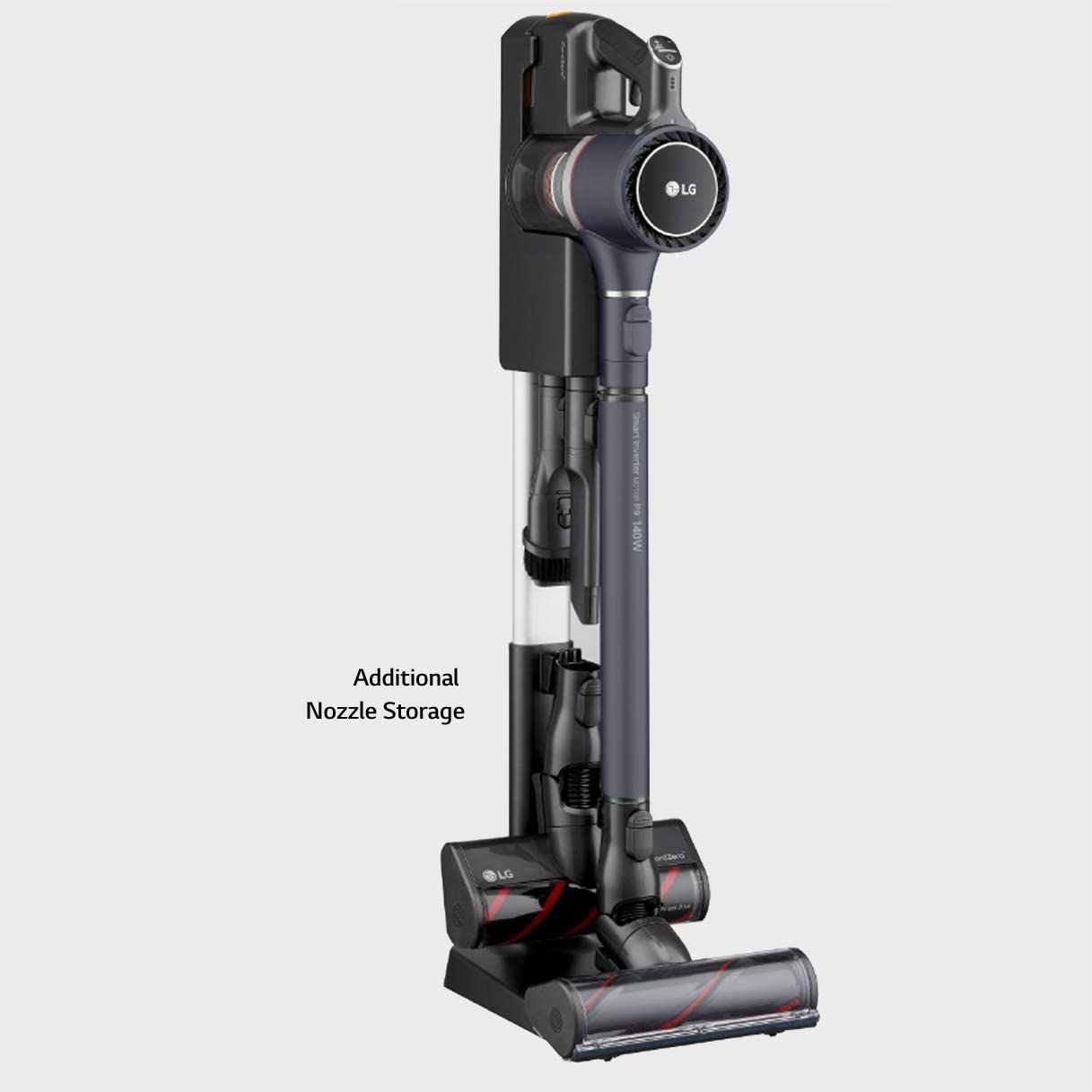 LG Cordzero A9 Ultimate, Two Batteries, for Hard-Floor, Carpet, Mattress, Car (A907GMS) Cordless Stick Vacuum, Matte Grey - JOY2ESpree