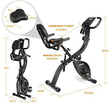 
                        
                          Muat gambar ke penampil Galeri, Folding Exercise Bike Indoor Cycling Bike Magnetic Resistance Upright - JOY2ESpree
                        
                      