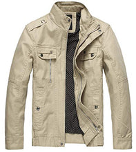 
                        
                          將圖片載入圖庫檢視器 Wantdo Men's Cotton Stand Collar Lightweight Front Zip Jacket
                        
                      