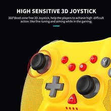 
                        
                          Load image into Gallery viewer, STOGA Wireless Controller for Switch, Proslife Gamepad Joystick with Auto Turbo, 6-Axis Gyro, Replacement for Nintendo Switch controller, Yellow - JOY2ESpree
                        
                      