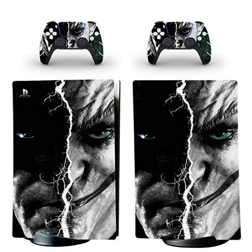 Adventure Games - Batman, Joker - Vinyl Console Skin Decal Sticker + 2 Controller Skins Set - Compatible with PlayStation 5 DIGITAL Edition - JOY2ESpree