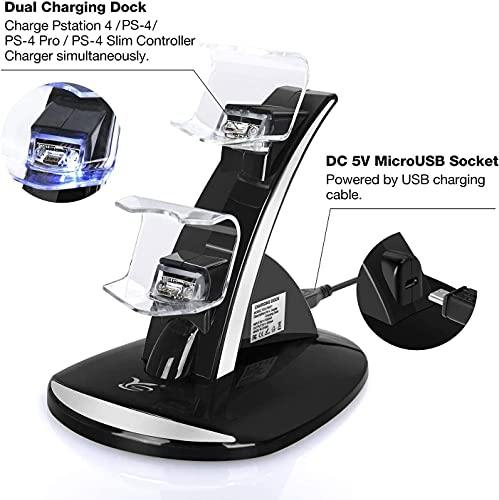 PS4 Controller Charger, Y Team Playstation 4 / PS4 / PS4 Pro / PS4 Slim Controller Charger Charging Docking Station Stand - JOY2ESpree