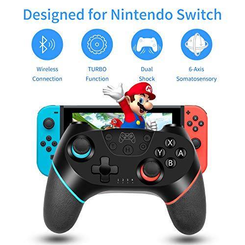 Wireless Pro Controller Gamepad Joypad Remote Joystick for Switch Console - JOY2ESpree