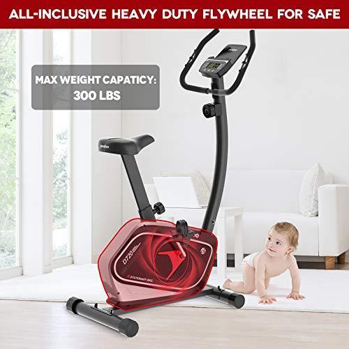 pooboo Magnetic Exercise Bike Upright Exercise Bikes Stationary Bike - JOY2ESpree