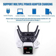 
                        
                          गैलरी व्यूवर में इमेज लोड करें, Controller Charger for PS5, Dual USB C Ports PS5 Controller Charging Station Dock for Sony Playstation 5 DualSense Wireless Controller - JOY2ESpree
                        
                      