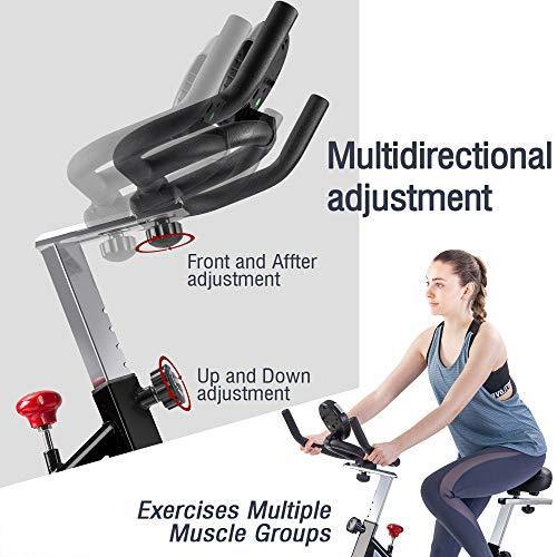Merax Gym Exercise Bike - Indoor Cycling Bike Stationary 400lbs Weight Capacity Padded Seat Cushion - JOY2ESpree