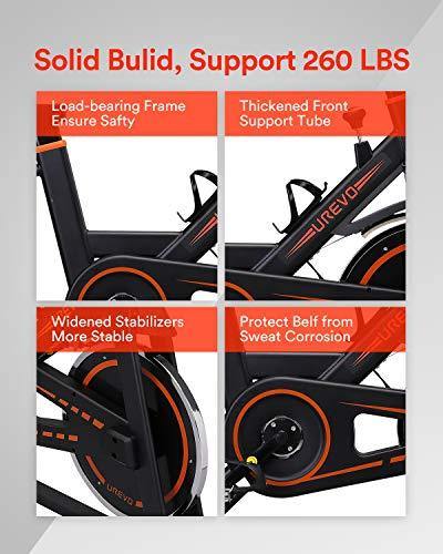 UREVO Indoor Cycling Bike Stationary,Exercise Bike Workout Bike,Fitness Bikes for Home Cardio Workout Bike Training Bike - JOY2ESpree