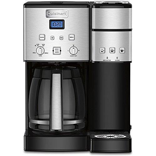 Cuisinart 12-Cup Coffee Maker and Single-Serve Brewer, Stainless Steel (SS-15) with Single Serve Pod Sample Pack - JOY2ESpree