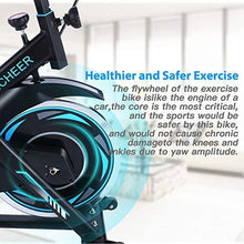 
                        
                          Cargar imagen en el visor de la galería, ANCHEER 49Lbs Exercise Bike Stationary, 330 Lbs Weight Capacity - Cycling Bike Heart Rate Monitor &amp; Tablet Holder and LCD Monitor for Home Workout - JOY2ESpree
                        
                      