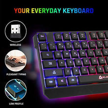 
                        
                          गैलरी व्यूवर में इमेज लोड करें, KLIM Chroma Rechargeable Wireless Gaming Keyboard + Slim, Durable, Ergonomic - JOY2ESpree
                        
                      