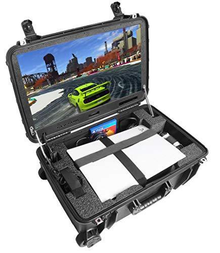 Case Club Waterproof PlayStation 5 Portable Gaming Station with Built-in 24" 1080p Monitor - JOY2ESpree