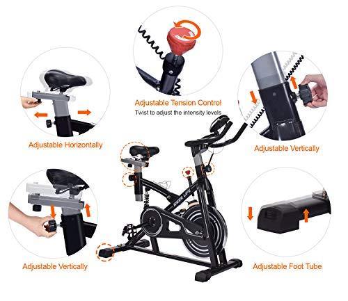 IDEER LIFE Indoor Cycling Bike Stationary Exercise Bike for Home Cardio Workout Smooth Drive - JOY2ESpree