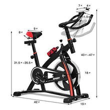 
                        
                          Muat gambar ke penampil Galeri, GYMAX Stationary Bike, Indoor Cycling Bike with LCD Monitor &amp; Heart Sensor, Adjustable Resistance, Cardio Exercise Fitness Bike for Home/Office - JOY2ESpree
                        
                      