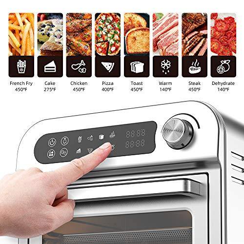 Air Fryer Toaster Oven Combo 8-in-1 Countertop Rotisserie & Dehydrator - JOY2ESpree