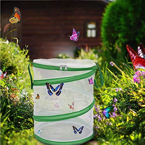 ANTOLL Mini Insect Habitat Cage, Dragonfly Butterfly Flying Insect Mesh Cage - JOY2ESpree