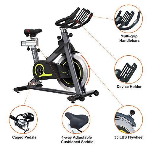 Magnergy Spin Bike - Magnetic Exercise Heavy Duty Stationary Bike - JOY2ESpree