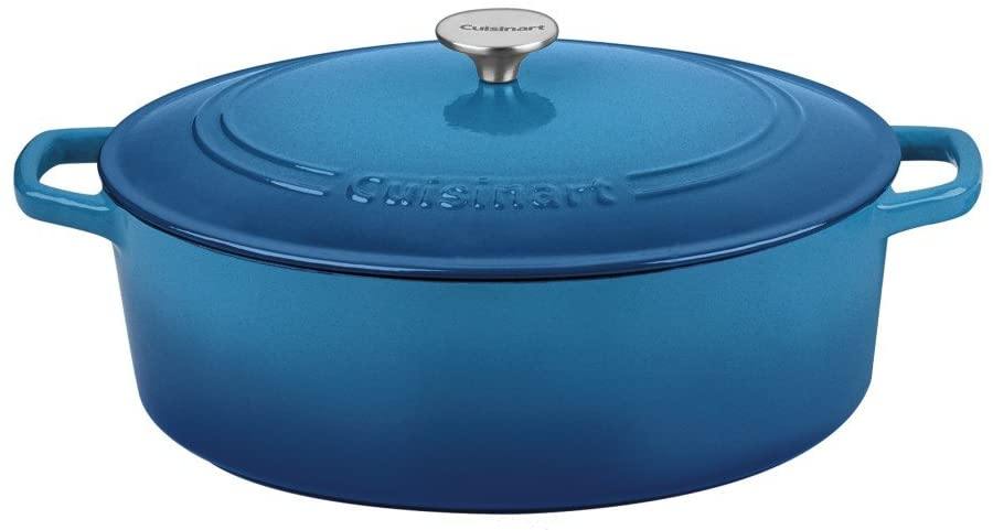 Cuisinart Cast Iron Casserole, Terracotta Orange, 7-Quart - JOY2ESpree