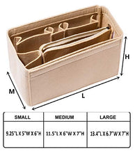
                        
                          Load image into Gallery viewer, HEALTHLOVE Felt Insert Bag Organizer Purse Organizer Include Zipper Purse for Handbag Choice 3 Size
                        
                      