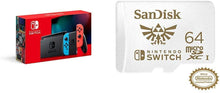 
                        
                          Muat gambar ke penampil Galeri, Nintendo Switch with Gray Joy‑Con - HAC-001(-01) + SanDisk 256GB MicroSDXC UHS-I Card - JOY2ESpree
                        
                      