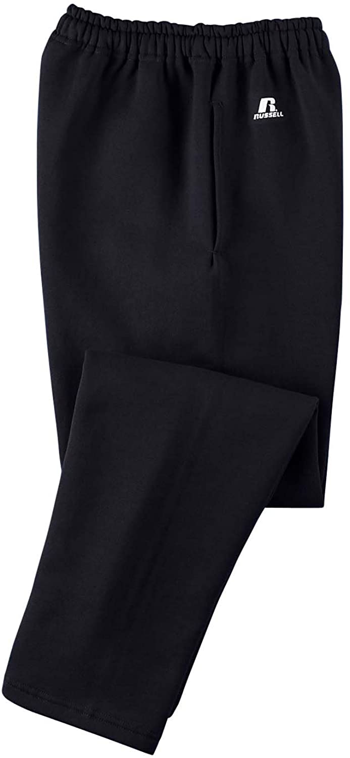Russell Athletic Men's Dri-Power Open Bottom Sweatpants with Pockets