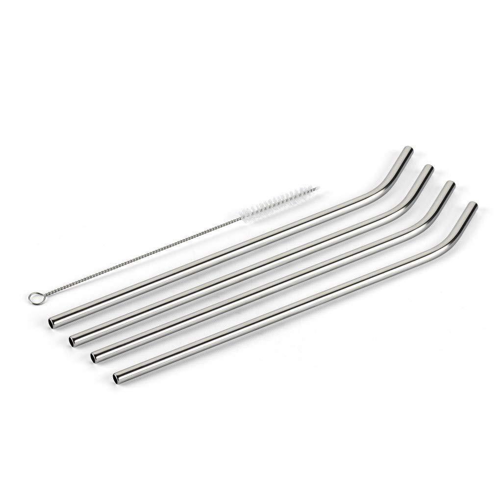 CUISINART CTG-00-SSSB Stainless Steel Bent Straw Set, 6 PC, Silver - JOY2ESpree