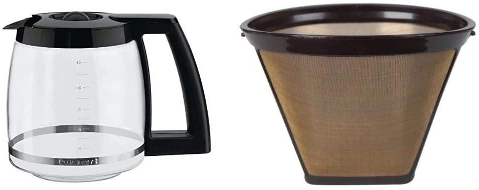 Cuisinart 14-Cup Replacement Glass Carafe, Black - JOY2ESpree