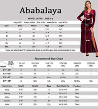 
                        
                          Load image into Gallery viewer, Ababalaya Long Sleeve Wrap Velvet Long Formal Dresses Cocktail Dress
                        
                      
