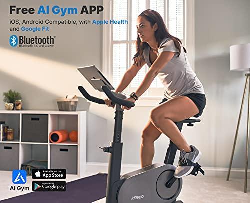 RENPHO AI-Powered Exercise Bike, Indoor Cycling Bike with FTP Power Training - JOY2ESpree