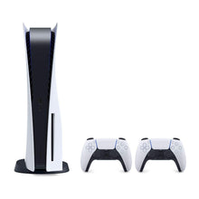 
                        
                          Load image into Gallery viewer, Ptech 2021 Playstation Console Two Controller Bundle - PS5 Disk Version with Two Wireless Controllers and Soft Shell Controller Case - JOY2ESpree
                        
                      