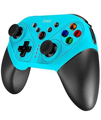 Wireless Controller for Nintendo Switch PS3 PC Android, ipega SW038 Ninja Run Pro Controllers Support 6 Gyro Axis Turbo Programmable - JOY2ESpree