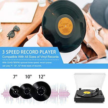 
                        
                          將圖片載入圖庫檢視器 Retro Record Player for 33/45/78 RPM Vinyl Records,Bluetooth Belt-Drive Turntable - JOY2ESpree
                        
                      