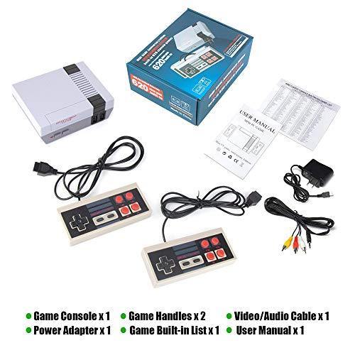 oublanc Retro Game Console, Classic Mini Video Game Consoles-Built-in - JOY2ESpree