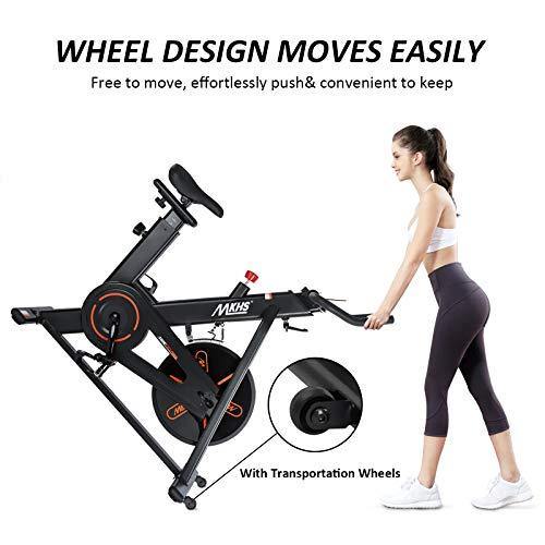 MKHS Indoor Cycling Bike Stationary, Magnetic Resistance Exercise Bike - JOY2ESpree