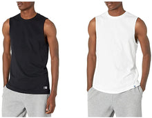 
                        
                          Load image into Gallery viewer, Russell Athletic Men's Cotton Performance Sleeveless Muscle T-Shirt
                        
                      