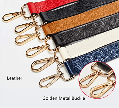 ESUPPORT Purse Straps Replacement Leather Handbags Shoulder Bag Wallet DIY 24.80 Inch Long (Black)