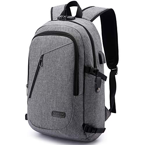 Laptop Backpack,Business Travel Anti Theft Backpack for Men Women with USB Charging Port