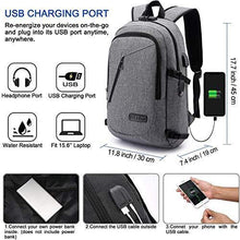
                        
                          將圖片載入圖庫檢視器 Laptop Backpack,Business Travel Anti Theft Backpack for Men Women with USB Charging Port - JOY2ESpree
                        
                      