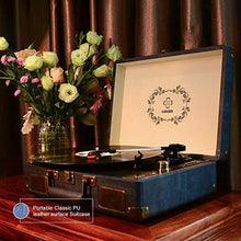 
                        
                          Cargar imagen en el visor de la galería, Record Player, LUKER Portable Suitcase Bluetooth Turntable for Vinyl Record - JOY2ESpree
                        
                      