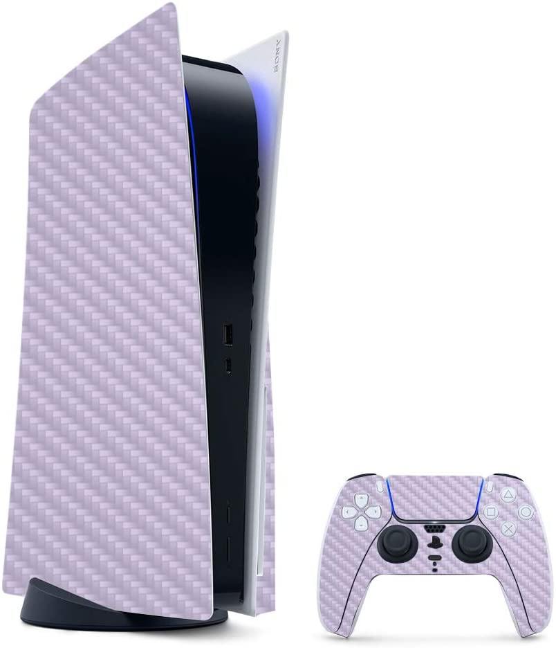 MightySkins Carbon Fiber Skin Compatible with PS5 / Playstation 5 Digital Edition Bundle - JOY2ESpree