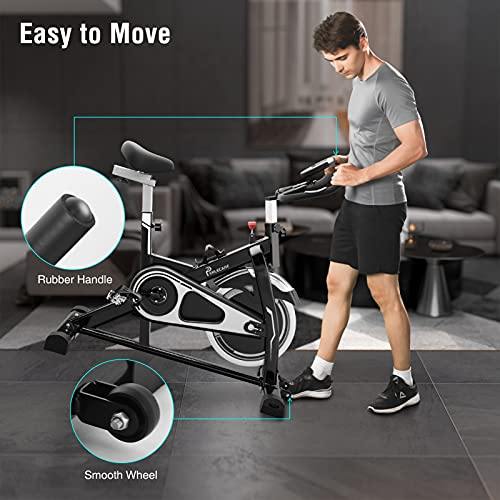 PERLECARE Indoor Cycling Bike, Sturdy Exercise Bike Stationary with 35 LBS Flywheel - JOY2ESpree