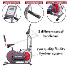 
                        
                          將圖片載入圖庫檢視器 Body Power 3-in-1 Exercise Machine, Trio Trainer, Elliptical and Upright/Recumbent Bike BRT5088 gray, silver, red - JOY2ESpree
                        
                      