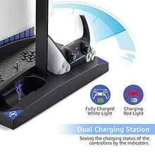 
                        
                          Muat gambar ke penampil Galeri, PS5 Vertical Stand Dual Charging Station - JOY2ESpree
                        
                      