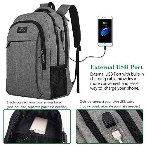 Matein Travel Laptop Backpack, Business Anti Theft Slim Durable Laptops Backpack - JOY2ESpree