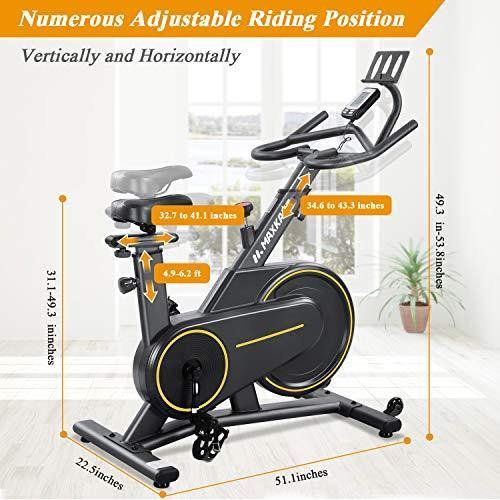 MaxKare Professional Indoor Cycling Bike, Updated Stationary Bike - JOY2ESpree