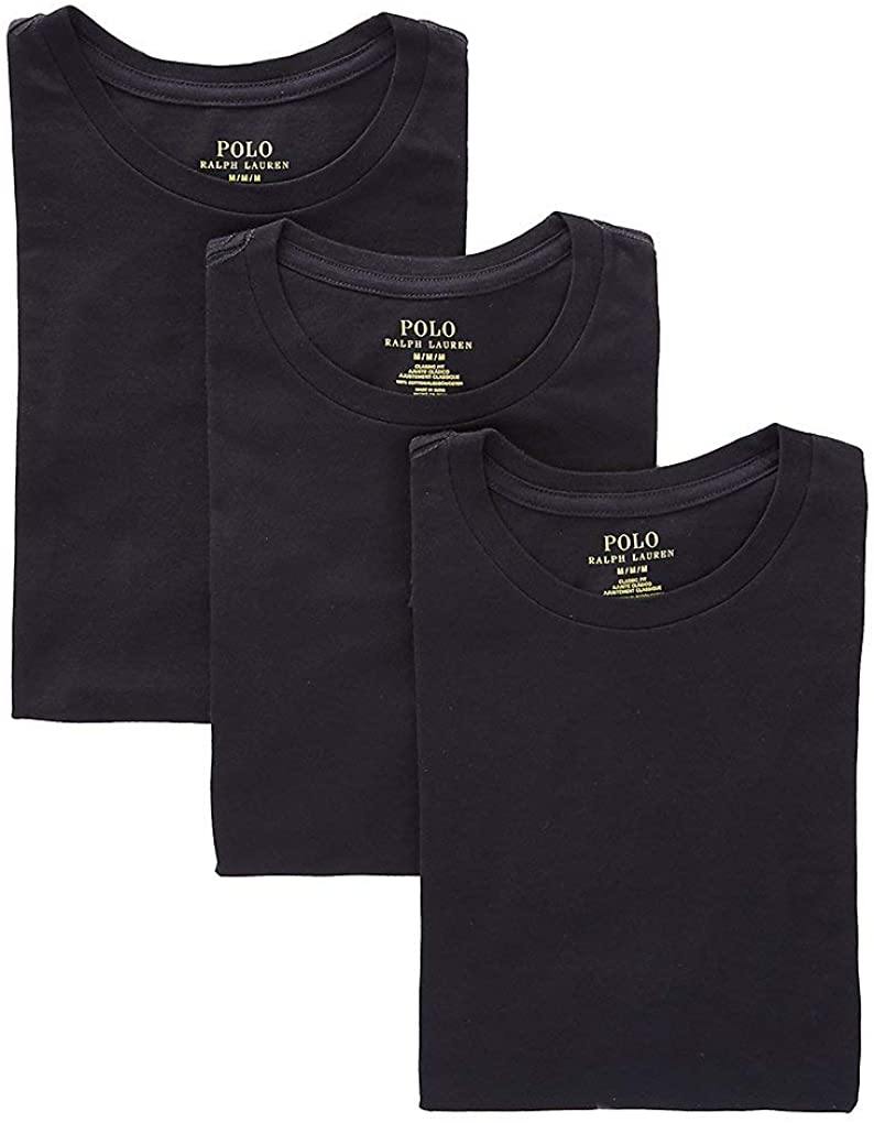 Polo Ralph Lauren Men's Classic Crew Neck Undershirts 3-Pack